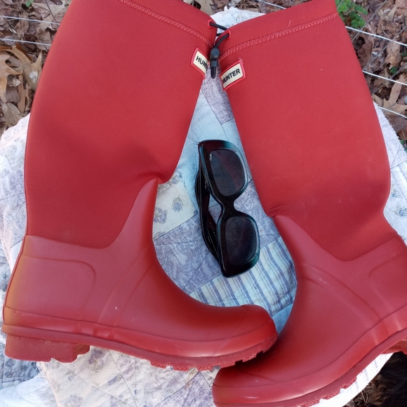 Hunter Shoes - COPY - HUNTER NEOPRENE SZ 7 RAIN BOOTS